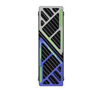 Laptop Drive Heatsink, Portable Air Cooler, 2.89x0.90x0.41 Inches Magnesium Aluminum Alloy, Drive Cooling Device for Business, Creative, Entertainment Use, Black