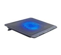 Laptop Fan Cooling Pad with Big Fans, Portable Laptop Cooling Fan with 2 In 1 Usb Port, Blue Led Li