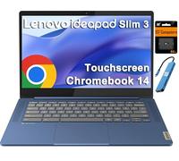 Laptop Lenovo Chromebook 14 (pantalla táctil FHD de 14 pulgadas, MediaTek Kompanio 520 de 8 núcleos, 4 GB de RAM, 128 GB (eMMC de 64 GB + tarjeta SD de 64 GB)), antirreflejos, batería de larga