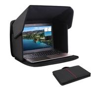 Laptop Shade, Laptop Sun Glare Shield Privacy Screen Hood, Portable Adjustable Angle Hood Cover with Space-Saving Design for Office, Chairs, Picnic, Beach, Outdoor
