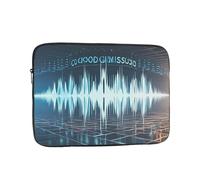 Laptop Sleeve Case 12 Inch Shockproof Protective Notebook Cool Music Sound Wave Laptop Case Computer Bag