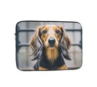 Laptop Sleeve Case 12 Inch Shockproof Protective Notebook Long Haired Dachshund Laptop Case Computer Bag