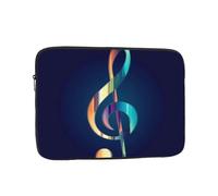 Laptop Sleeve Case 12 Inch Shockproof Protective Notebook Music Symbols Laptop Case Computer Bag