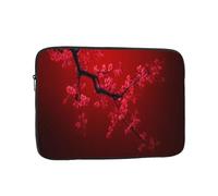 Laptop Sleeve Case 13 Inch Shockproof Protective Notebook Red Cherry Blossom Laptop Case Computer Bag