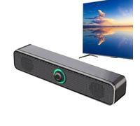 Laptop Speakers, Desktop Computer Stereo Soundbar, 12inches USB Audio with Compact Multimedia, Portable Speakers for Desk, Projector, TV, Car, Stage, Tablet, Classroom, Music, Office, Home
