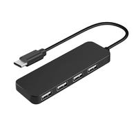 Laptop Splitter - EXTENTER HUB DE 4 Puertos, Expansión De Puerta | Diseño De Shell ABS Compacto Portátil, Soporte De Sincronización De Datos Rápidos Para Unidad Flash,