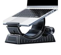 Laptop Stand - Adjustable C-Shaped Support, Foldable Laptop Desk Stand with Knob Height Adjustment and Storage | C-Shaped Laptops Holder for Office, Home, Bed, Desktop, Tablet, Couch, Work, Study