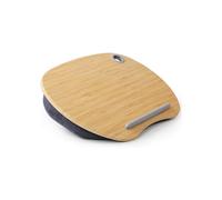 Laptop Stand with Cushion and Bamboo Platform for Bed and Sofa, for PCs and Tablets up to 15.6"