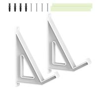 Laptop Wall Mount Shelf, Keyboard Wall Hanger, Adjustable Computer Bracket, Electronics Display Rack for Art Books Frames Pictures Routers Home Offices Bedside Storage Use, 5.79 X2.56 X1.5 Inches