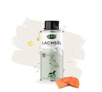 LaPura Aceite de salmón para perros, gatos y caballos, prensado en frío, omega-3 y omega-6, para el cuidado de la piel y el pelo, sistema inmunológico, agilidad, aceite Barf, aceite de pescado, 250 ml