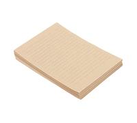 LAPYAPPE 100hojas Papel Kraft Carta Vintage Rayado Líneas Para Notas Cartas y Dibujo Oficina y Actividades Creativas