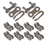 LAPYAPPE 10pieza Conector Rápido de Acero Inoxidable para Cadena de Bicicleta de Compatible con Cadenas de Bici Eléctrica y Accesorios de Bicicleta Reutilizable y Fácil de Instalar