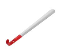 LAPYAPPE 1pieza Calzador de Zapatos Extra con Mango Plástico y Acero Inoxidable Diseño Ergonómico para Personas Mayores Embarazadas Dolor de Espalda Color Rojo Herramienta Duradera y Fácil