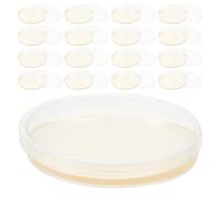 LAPYAPPE 20 Placas de Petri de Plástico Agar Nutritivo Precargado para Cultivo Celular y Pruebas Científicas en Laboratorio Tapa Estable y Redonda