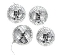 LAPYAPPE 4piezas Decoración Bola De Espejos Para Fiesta Esferas Reflectantes Para Barra Decoración De Escenario Bolas De Discoteca Pequeña