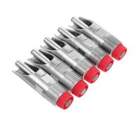 LAPYAPPE 5 Piezas Bebedero Automático para Cerdos con Filtro Integrado y Diseño de Boquilla de Acero Inoxidable y PP, Evita Desperdicio de Agua para Lechones y Cerdos Jóvenes