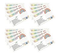LAPYAPPE 50 Tarjetas de Estímulo del Comportamiento para Maestros y Padres, Papel Estucado y Accesorios para Aula, Refuerzan Hábitos y Promueven Buen Comportamiento