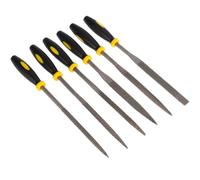 LAPYAPPE 6 Piezas Mini Limas de Escofina para Madera Dientes Raspadores y Mango de Acero y Plástico para Tallar y Moldear Madera y Metales