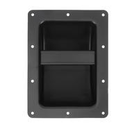 LAPYAPPE Asa de Altavoz de Hierro Negro Duradera, Mango Resistente para Caja de Sonido, Manija de Gabinete para Subwoofer y Altavoces de Escenario, Accesorio para Sonido Profesional, Fácil
