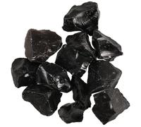 LAPYAPPE Bolsa de 1 Unidad de Obsidiana Natural en Forma Irregular para Decoración de Plantas y Acuarios Piedras Volcánicas Únicas y Hermosas