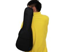 LAPYAPPE Bolsa para Ukelele de 21 Pulgadas Acolchada y Resistente al Agua, de Lona Negra Portátil y Antipolvo para Ukulele Acústico y Otros Instrumentos Similares, Adecuado para Viajes