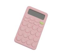 LAPYAPPE Calculadora de Dígitos Portátil para Estudiantes y Oficina Ligera y Práctica para Escolar y Contabilidad Color Rosa