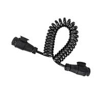 LAPYAPPE Conector de Remolque de 13 Pines Cable Alargador y Carcasa de Plástico y Metal para Conexión Segura de Luces de Freno en Vehículos y Remolques