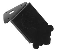 LAPYAPPE Cordal Triangular de Mandolina de 8 Cuerdas con Tapa Removible y Diseño Floral Decorativo en Cromo Negro para Cambios Rápidos de Cuerdas