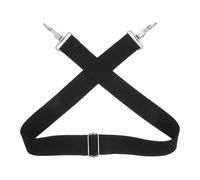 LAPYAPPE Correa Ajustable para Portador de Caja con Almohadilla de Hombro Elástica de Nylon para Bandas de Marcha y Ensayos en Color Negro