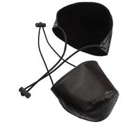 LAPYAPPE Cubrezapatos Antideslizante de Talón de Pu Marrón para Zapatos, Protector Ajustable y Fácil de Usar Adecuado para Conducir, Pack de 2 Unidades
