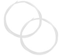 LAPYAPPE Cuerda de Nylon para Aro de Baloncesto Blanco, Alta Resistencia y Soporte para Presión, 2 Piezas, Adecuado para Uso en Interiores y Exteriores