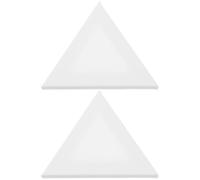 LAPYAPPE de Tablero de Pintura Creativa Triangular Estabilidad y Durabilidad 2 Piezas Tela de Algodón Placa de Fibra para Estudiantes y Artistas para Pintura Acrílica DIY