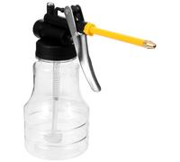 LAPYAPPE Engrasador Automático Boquilla Estrecha y Manguera Ajustable para Mantenimiento Mecánico, Botella Transparente de 250 Ml Efecto Sellado y Control Visible de Nivel de Aceite