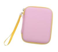 LAPYAPPE Estuche de Púa para Guitarra Portátil de PU Color Rosa Sakura, Caja Organizadora de Accesorios para Guitarra, Contenedor Compacto para Almacenamiento Seguro de Púas