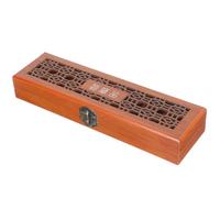 LAPYAPPE Estuche Portátil de Madera para Armónica de 24 Orificios Diseño Fácil de Abrir y Cerrar, Adecuado para Guardar y Transportar Tu Armónica Seguridad