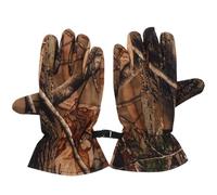 LAPYAPPE Guantes de Camuflaje para Caza Impermeables y Antideslizantes, Guantes de Dedos Completos Forro de Vellón Térmico, Talla M, para Ciclismo, Esquí y Actividades al Aire Libre