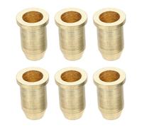 LAPYAPPE Hebillas Dañados Cuerdas para de Doradas Eléctrica Guitarra 6piezas de Metal para Proteger y Reemplazar Retenedores en Accesorios para Colgar Pared