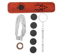 LAPYAPPE Kazoo de Madera de Palo de Rosa Marrón con Diseño para Principiantes que No Requiere Teoría Musical, Adecuado para Acompañamiento Musical en Escritorio o Excursiones