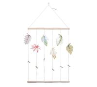 LAPYAPPE Marco de Fotos de Madera de Pino para Adorno de Pared 12 Pinzas de Madera y 2 Clavos Invisibles, Organizador Flexible para Exhibir Fotos Hogar Color Aleatorio Varios Estilos