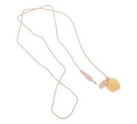 LAPYAPPE Micrófono de Solapa de Condensador Mini Portátil Material Metal y Plástico con Reducción de Color Beige Adecuado para Entrevistas al Aire Libre y Uso Personal