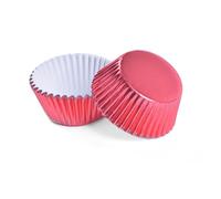 LAPYAPPE Moldes de Papel para Muffins y Magdalenas de Aluminio Grueso, 200 Unidades para Hornear y Decorar en Celebraciones y Pastelería Profesional Color Aleatorio