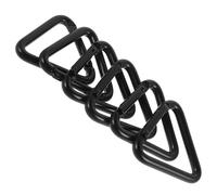 LAPYAPPE Mosquetones Triangulares de Aluminio 6piezas para Llaveros y Ropa Infantil, Clip Resistente y Versátil Adecuado para Camping y Uso Diario
