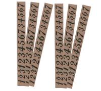LAPYAPPE Pegatinas para Instrumento de Lengua de Papel Diseño Creativo, 6 Hojas Removibles sin Residuo para Práctica Musical Fácil y Rápida