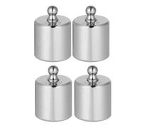 LAPYAPPE Pesas de Calibración y Fácil de Limpiar de 100 G Superficie Pulida de Acero 4 Piezas para Balanza Digital y Herramienta Didáctica de Prueba