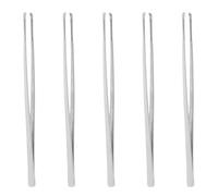 LAPYAPPE Pinzas de Acero Inoxidable para Eliminar Cera de Oídos en Espiral, Juego de 5 Piezas Portátiles para Limpieza Segura y Precisa en Adultos