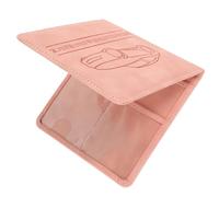 LAPYAPPE Portadocumentos para Coche, Funda para Carnet de Conducir y Permiso de Circulación, PU Rosa, Gran Capacidad, para Tarjetas