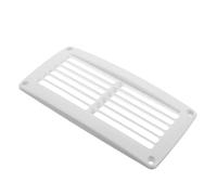 LAPYAPPE Rejilla de Ventilación Marina de Abs Blanco Grande para Embarcaciones y Vehículos Recreativos, Respiradero Inclinado para Ventilación de Escape, Accesorio Resistente para Cabinas