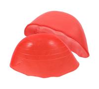 LAPYAPPE Rellenos para Puntera de Zapato Acolchados y Suaves, Plantillas Protectoras para Dedos, Diseño Ergonómico, Tamaño Redondo Mediano, Color Naranja, para Calzado Deportivo y Casual,