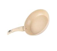 LAPYAPPE Sartén Antiadherente de Aluminio con Mango Sartén Plana de No Pegajosa y Resistente al Calor para Inducción y Cocina Gas con Revestimiento de Piedra Maifan para Uso Diario