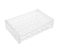 LAPYAPPE Soporte Agujeros Compactos y Biselados para 24 Posiciones Cubetas de Plástico de 10mm y Mantener Nivel Uniforme Adecuado para Laboratorios de Química